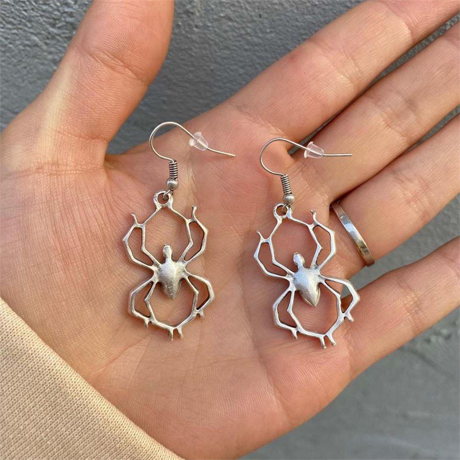 Geometric Spider Küpe