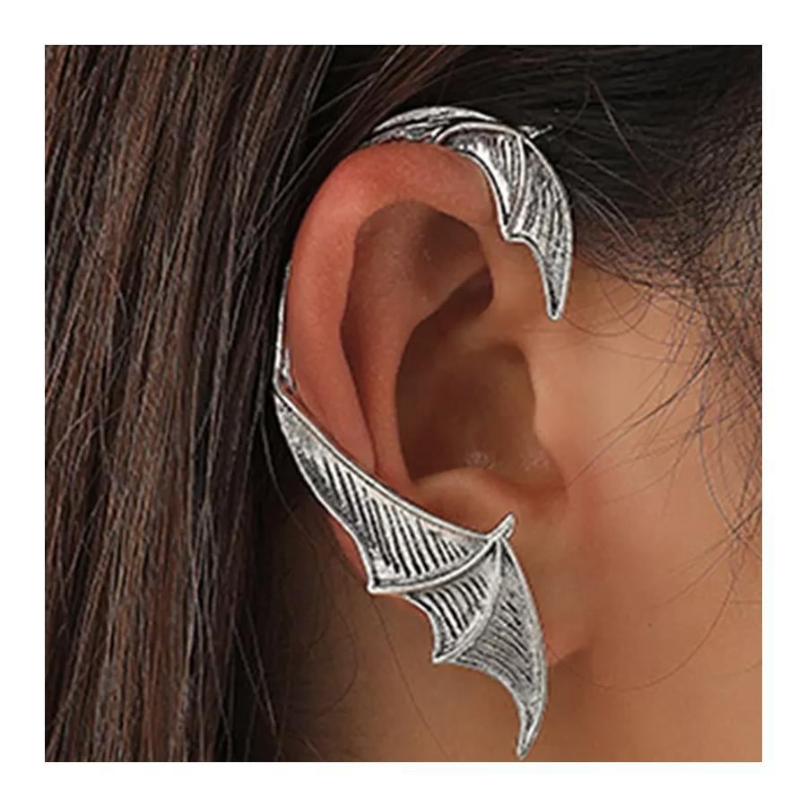 Gri Ejderha Sarmal Sağ Kulak Küpe