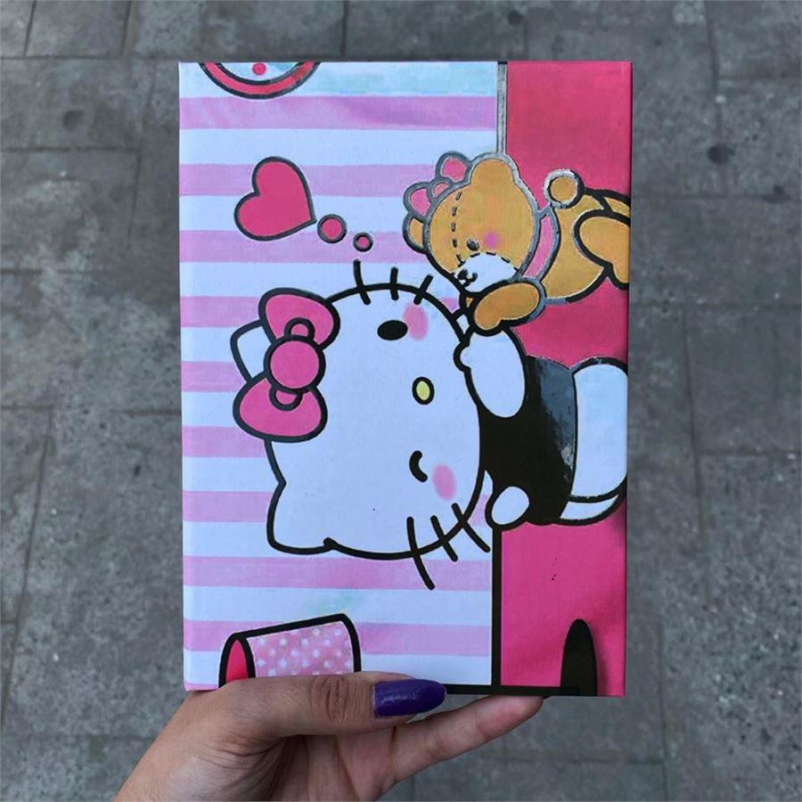 Hello Kitty - Teddy Friend Kalpli Defter