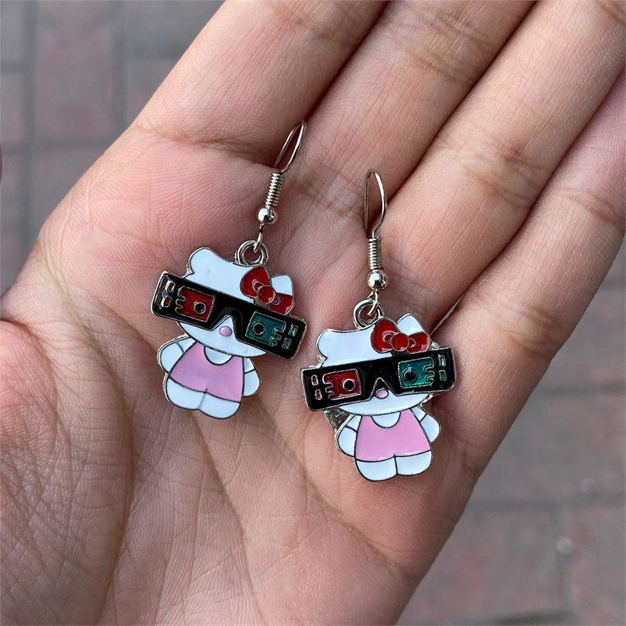 Hello Kitty 3D Glasses Küpe