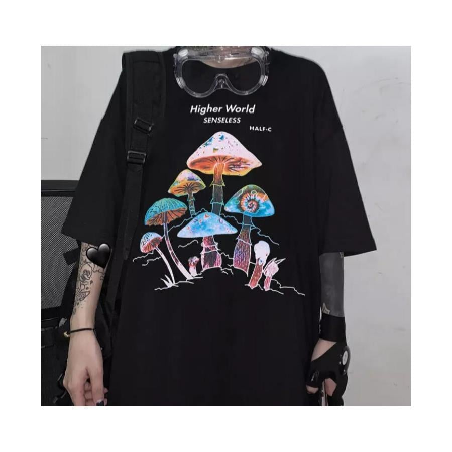 Higher World Mushrooms Unisex T-Shirt