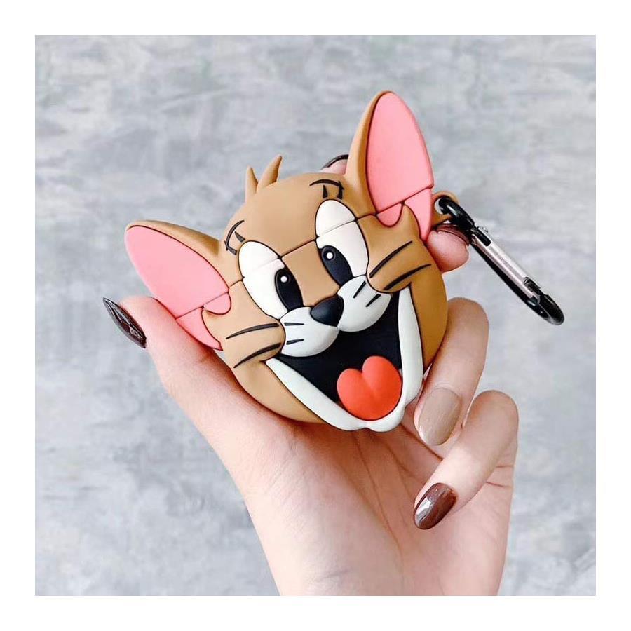 Kahverengi Tom Ve Jerry Airpod Kılıf