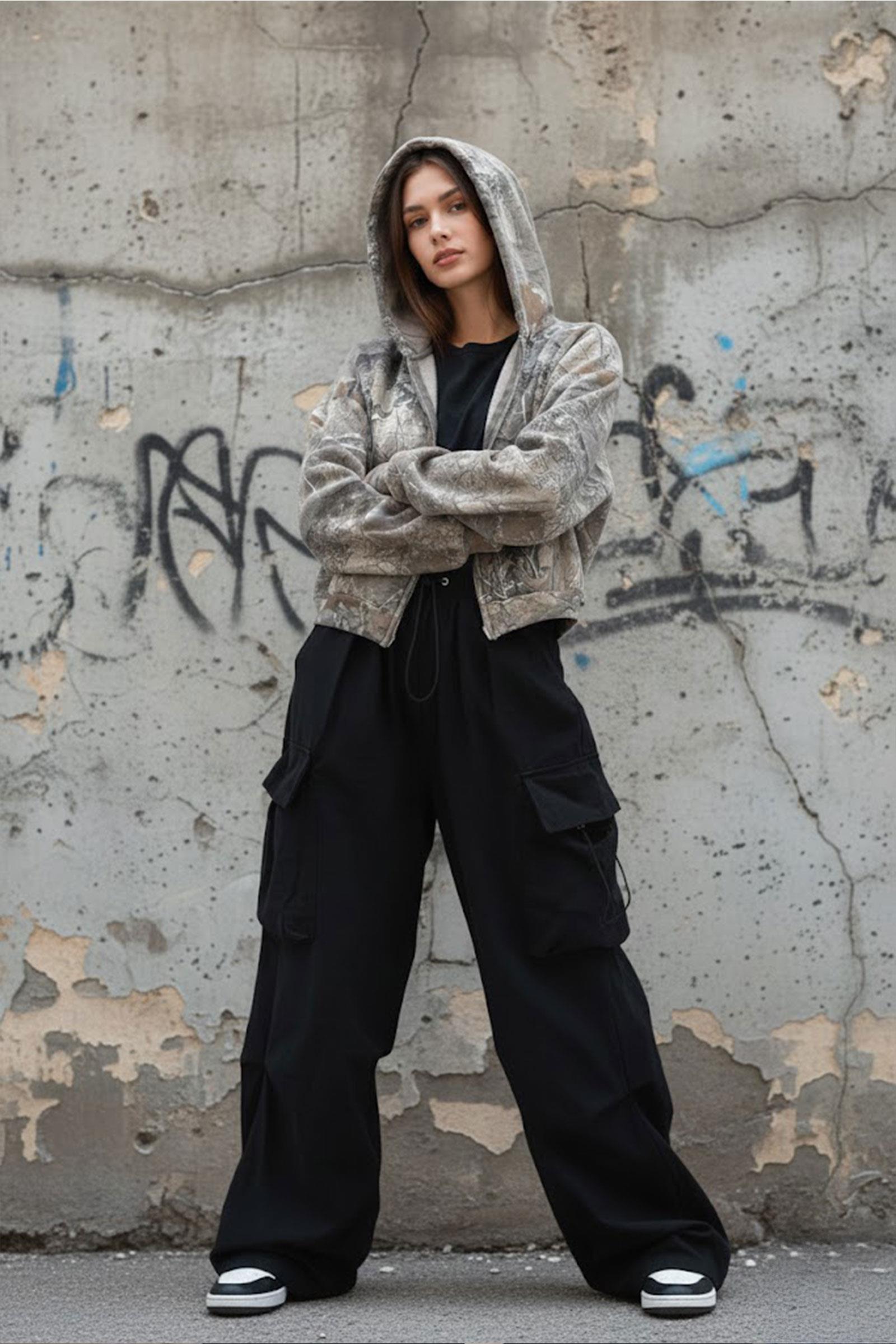 Kamuflaj Outdoor Unisex Kapüşonlu Hırka