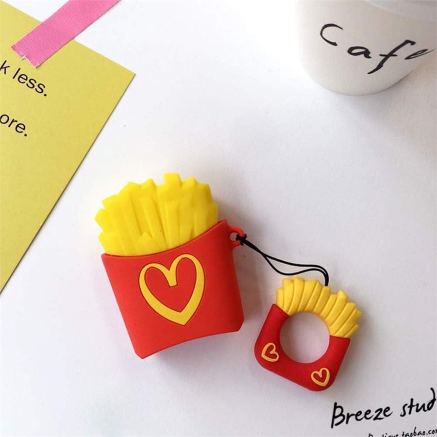 Kırmızı McHeart Patates Airpod Kılıf