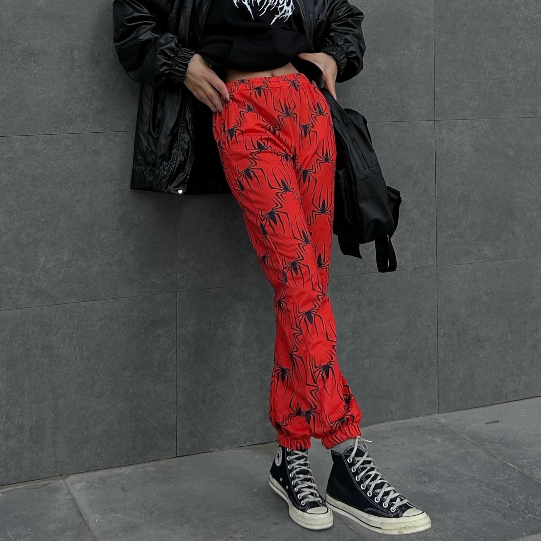 Kırmızı Spider Vectorel Erkek Eşofman