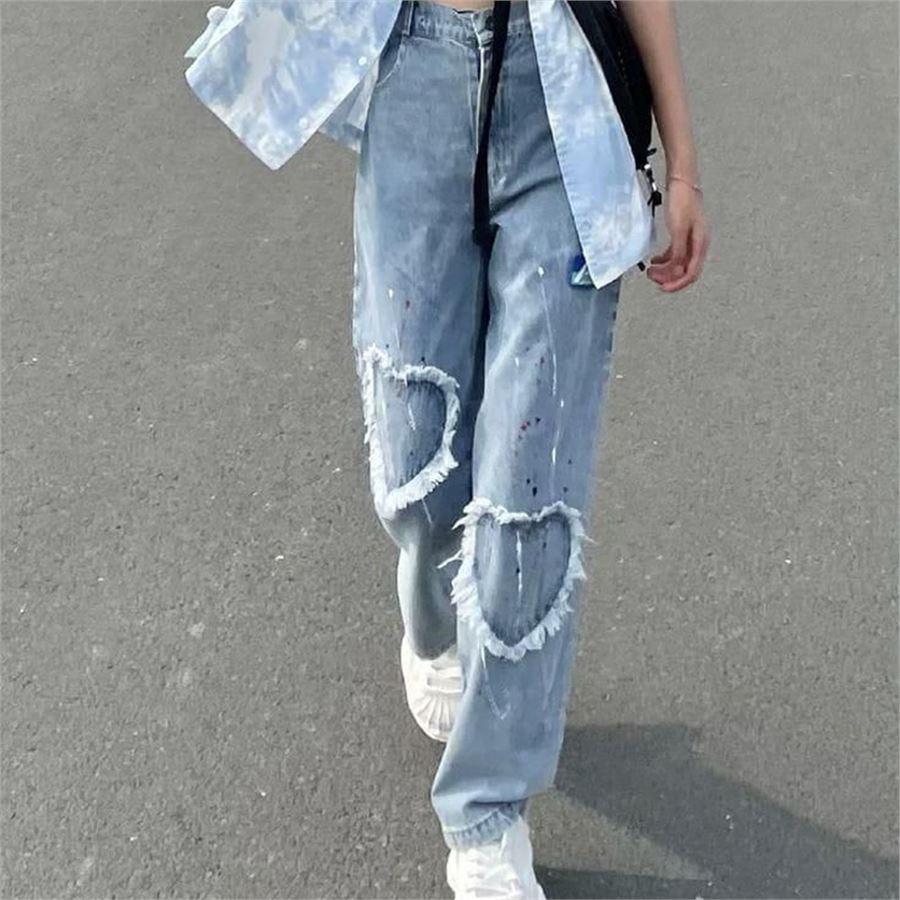 Mavi Jean Heart Vintage Baggy Kot Pantolon
