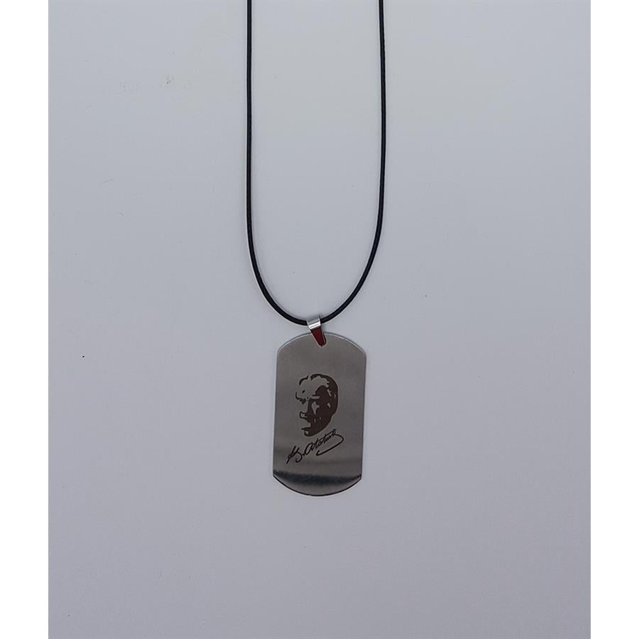 Mustafa Kemal Atatürk Resimli Künye Kolye