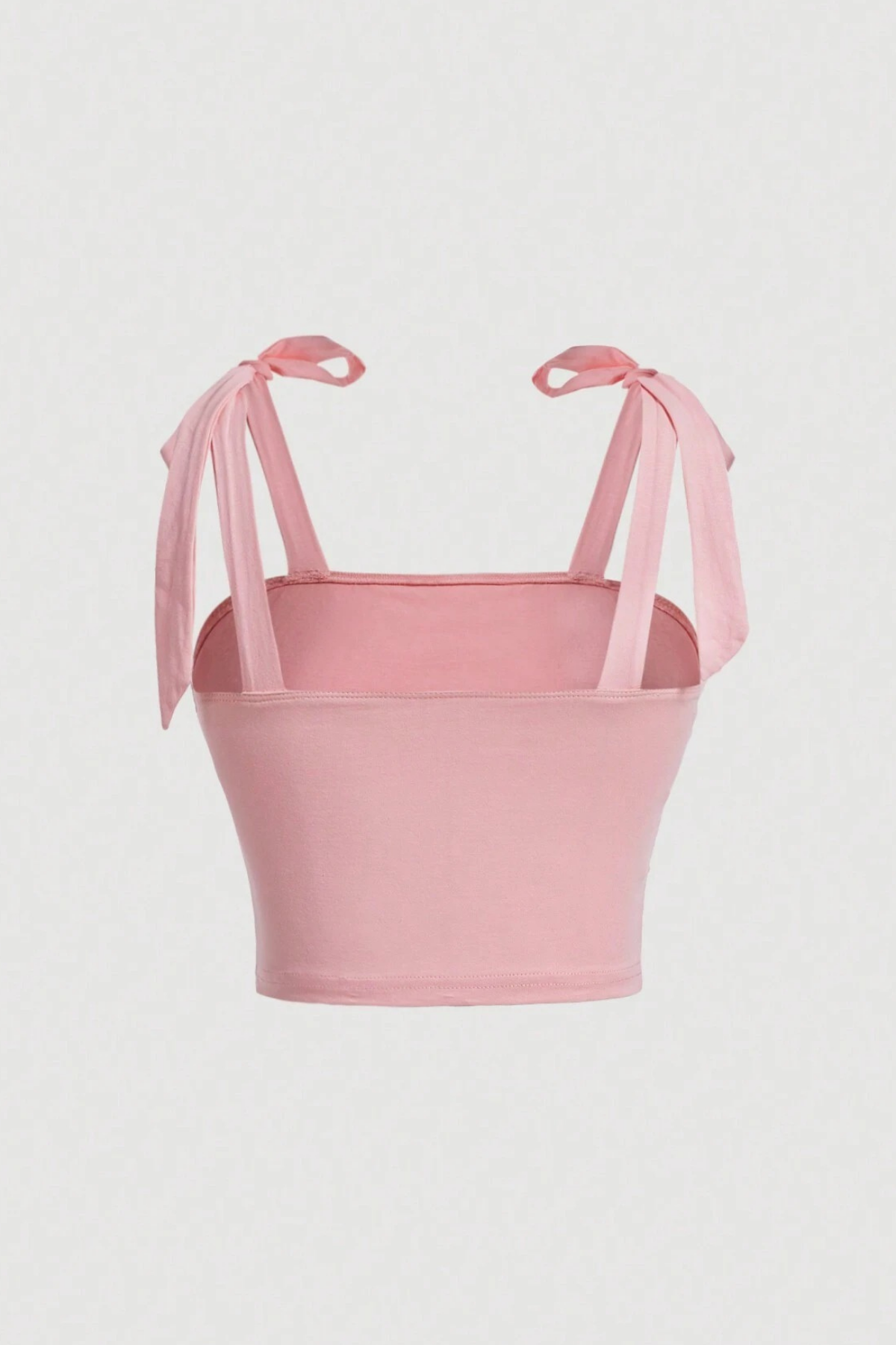 Pembe Fiyonk Askılı Crop