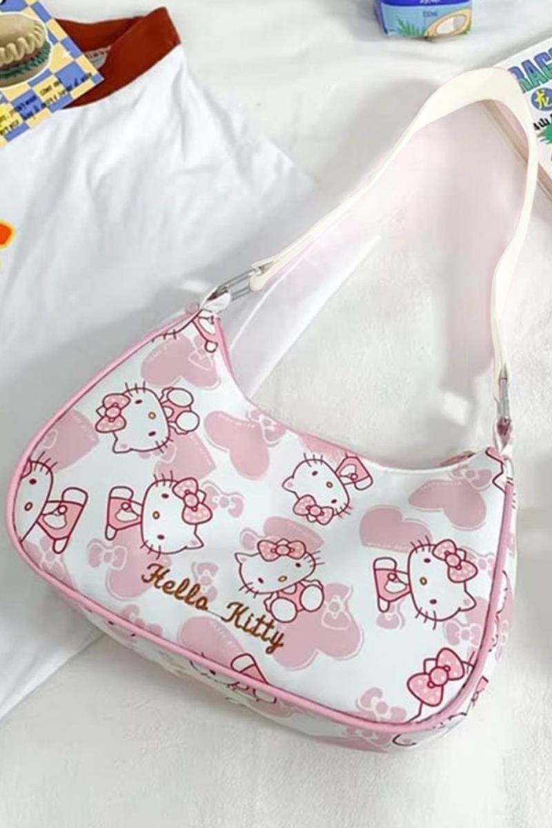 Pembe Hello Kitty Lolita Kol Çantası