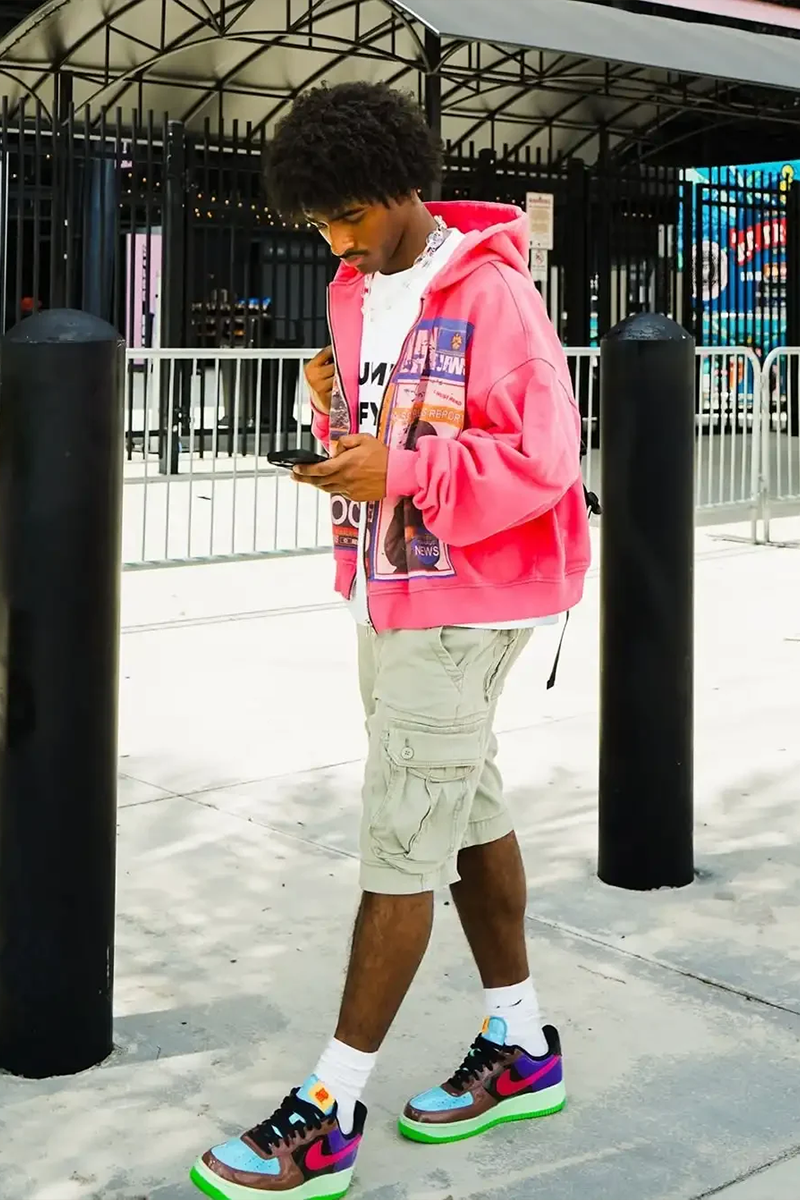 Pembe In Versailles Harajuku Y2K Unisex Kapüşonlu Unsiex Hırka