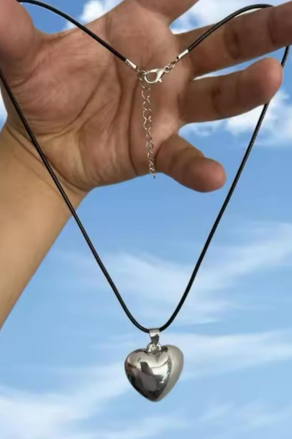 Silver Basic Kalp Kolye