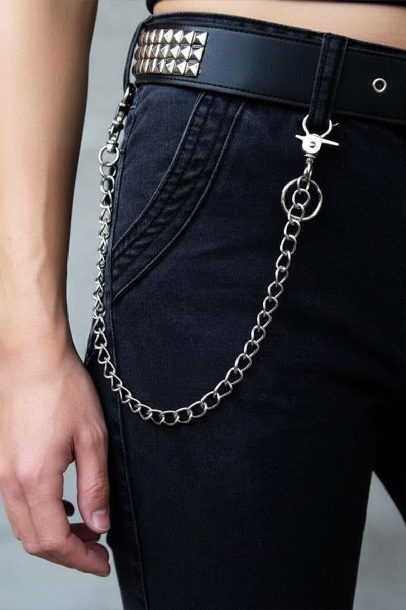 Silver Halka Pantolon Zinciri 