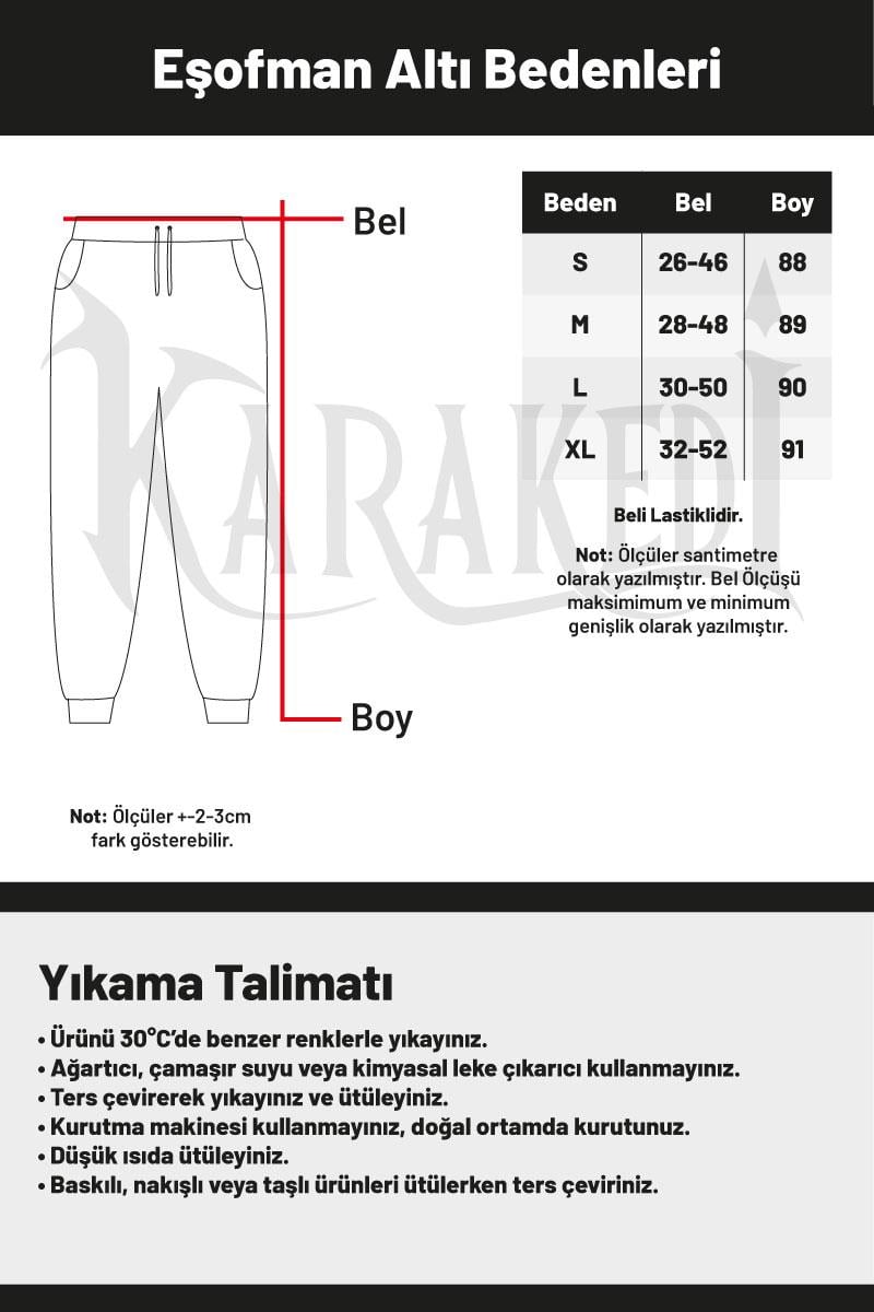 Siyah Antrasit Çizgili Beli Lastikli Y2K Unisex Eşofman