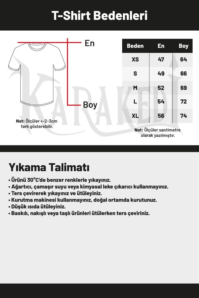 Siyah Embrace The Chaos Beyaz Kollu Uzun Kollu Unisex T-shirt