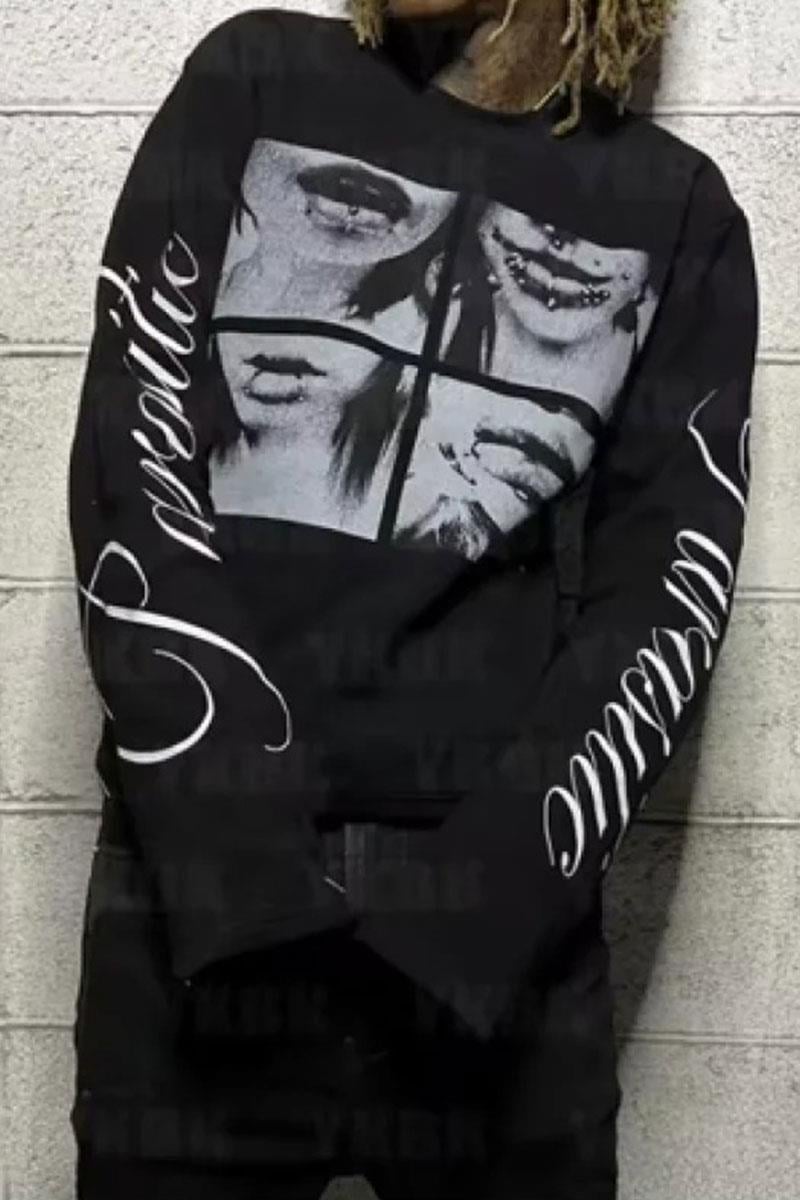 Siyah Paraesite Collage Y2K Unisex Sweatshirt