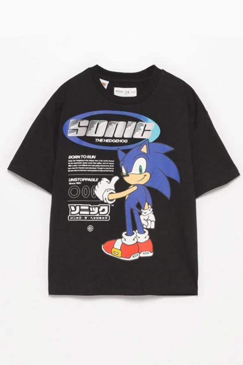 Siyah Super Sonic Unstoppable Unisex T-shirt