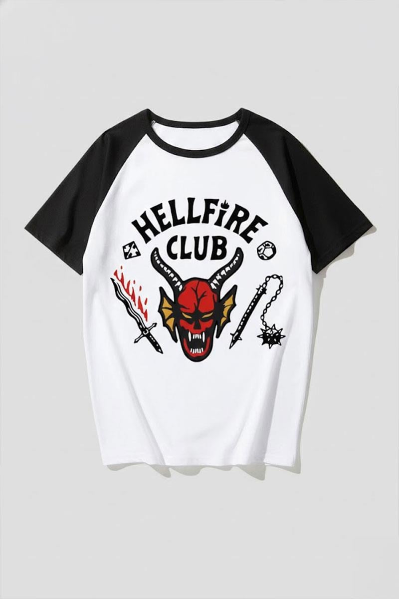 Stranger Things 4. Sezon Hellfire Club Unisex T-Shirt 