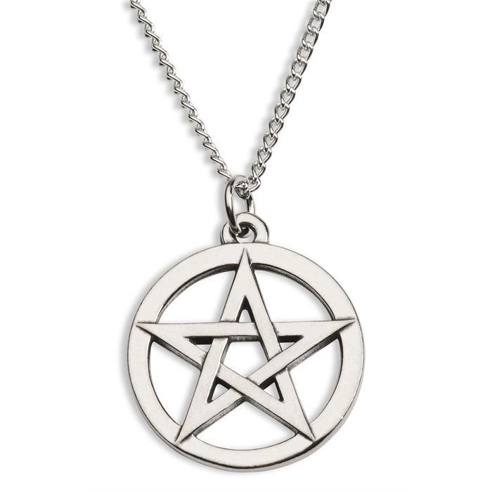 Supernatural - Yuvarlak Pentagram Kolye