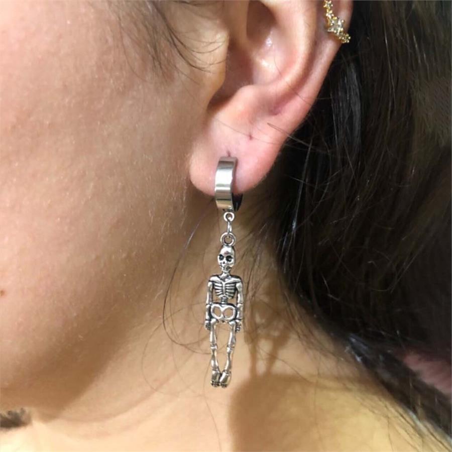 Tekli Skeleton Küpe