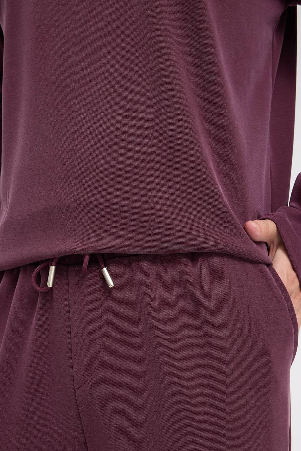 erkek-Erkek Roma&Monada  Oversize Oysho Kumaş Takım Bordo-