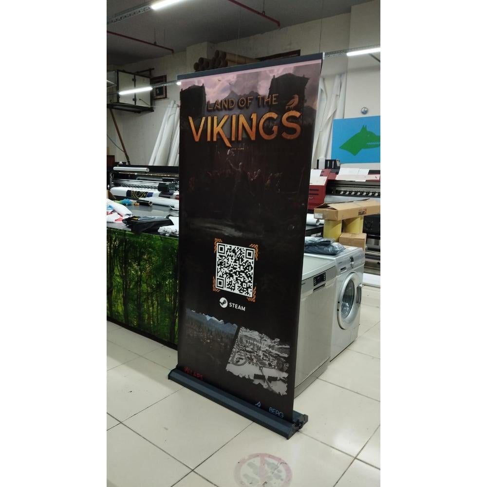 100×200 Cm Lüx Rollup Banner Pro Devrilmez Medium Model