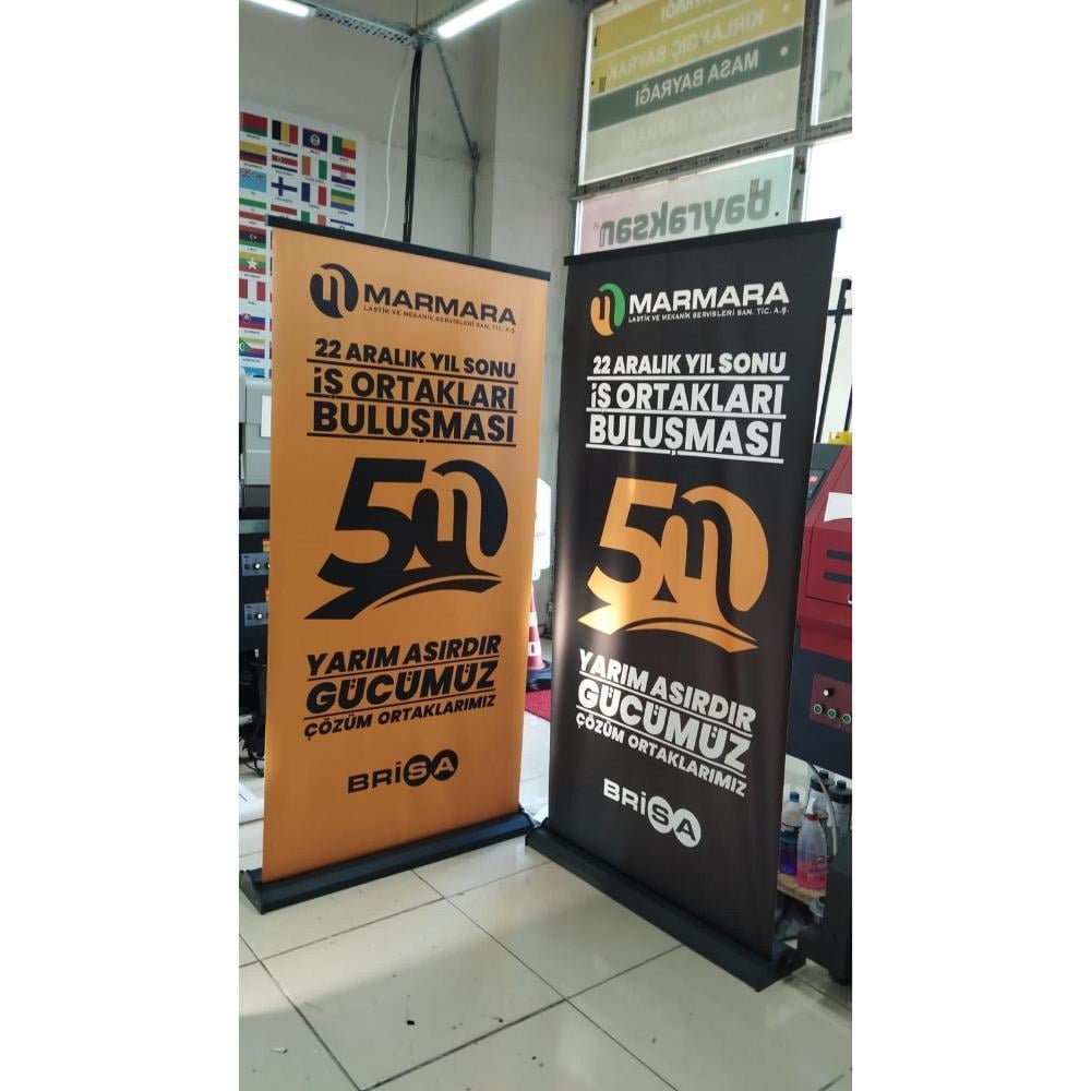 100×200 Cm Lüx Rollup Banner Pro Devrilmez Medium Model