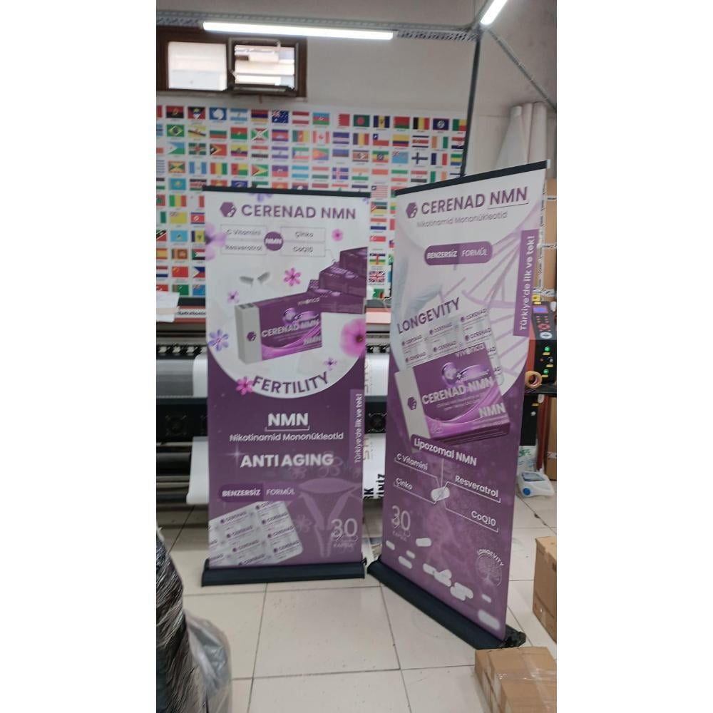 100×200 Cm Lüx Rollup Banner Pro Devrilmez Medium Model