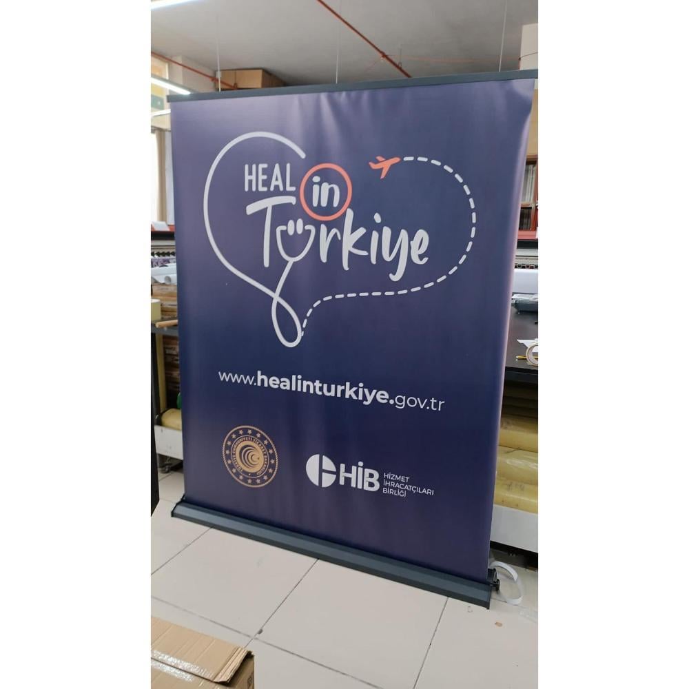 100×200 Cm Lüx Rollup Banner Pro Devrilmez Medium Model