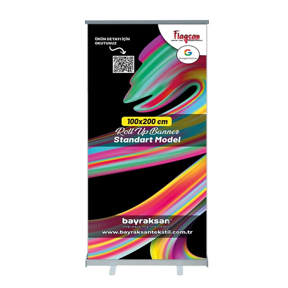 100×200 Cm Rollup Banner Standart Model