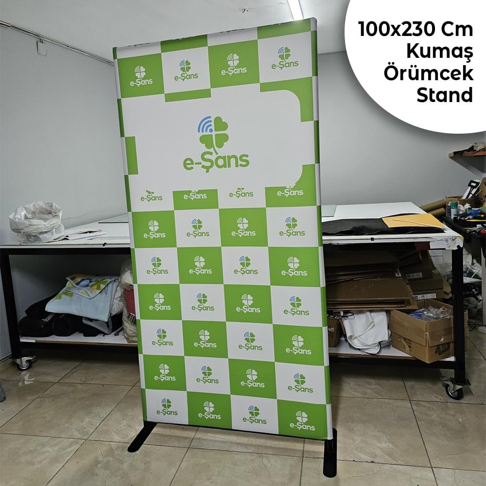 100x230 Düz Kumaş Stand