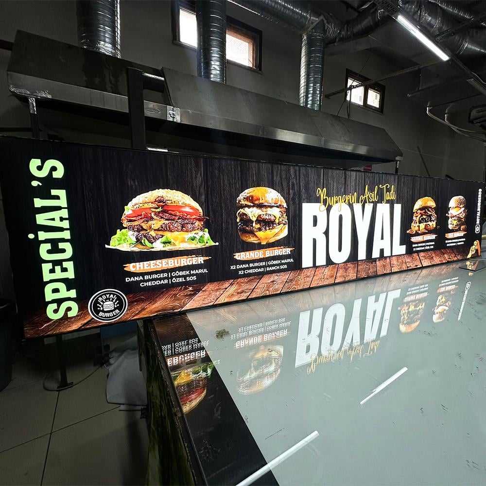 100x400 Cm Lightbox
