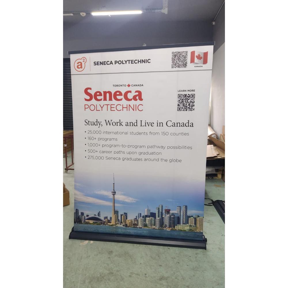 150×200 Cm Lüx Rollup Banner Pro Devrilmez Large Model