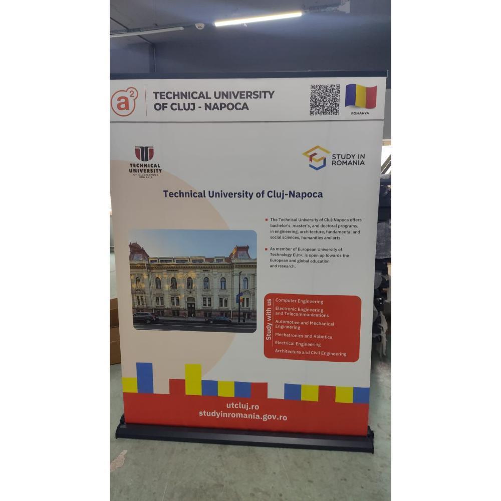 150×200 Cm Lüx Rollup Banner Pro Devrilmez Large Model