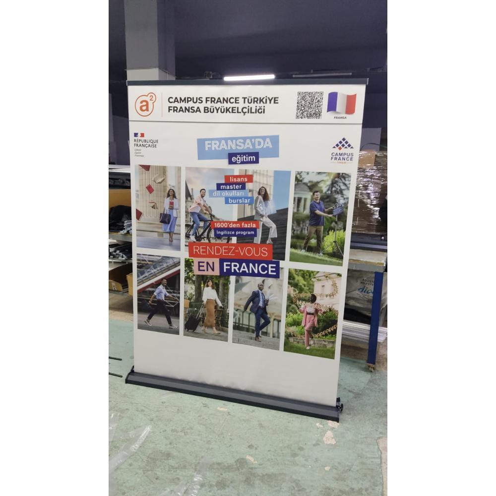 150×200 Cm Lüx Rollup Banner Pro Devrilmez Large Model