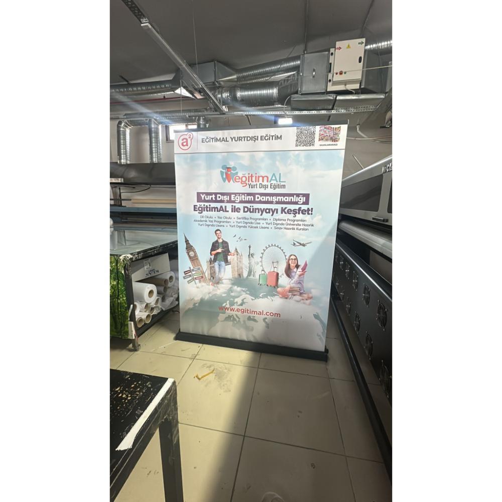150×200 Cm Lüx Rollup Banner Pro Devrilmez Large Model