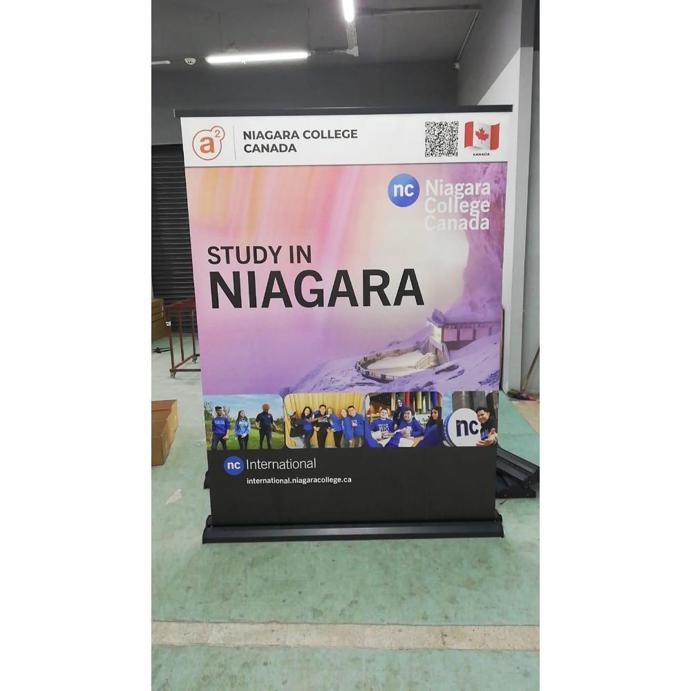 150×200 Cm Lüx Rollup Banner Pro Devrilmez Large Model