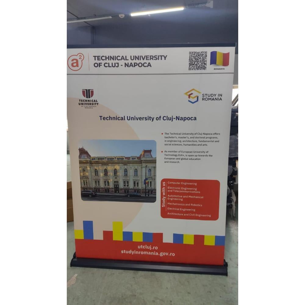 150×200 Cm Lüx Rollup Banner Pro Devrilmez Large Model