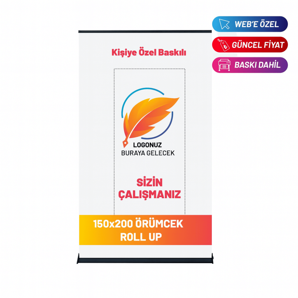 150×200 Cm Örümcek Roll Up