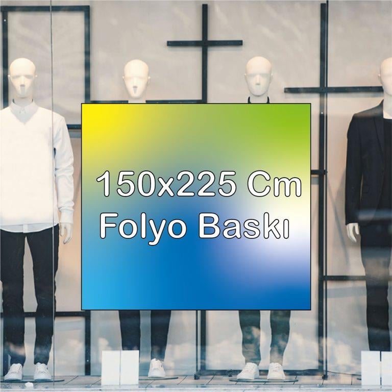 150×225 Cm Folyo Baskı