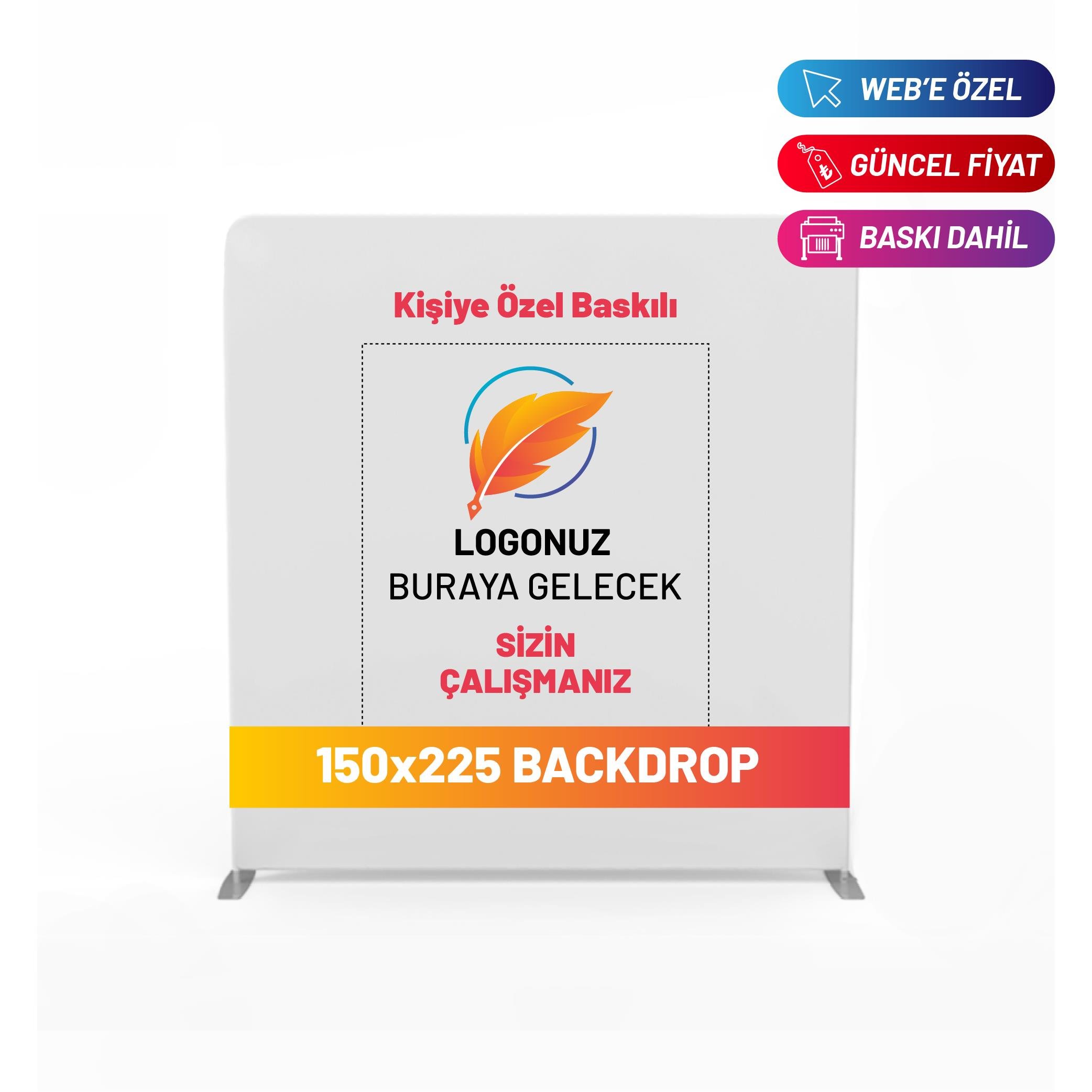 150x225 Düz Kumaş Stand