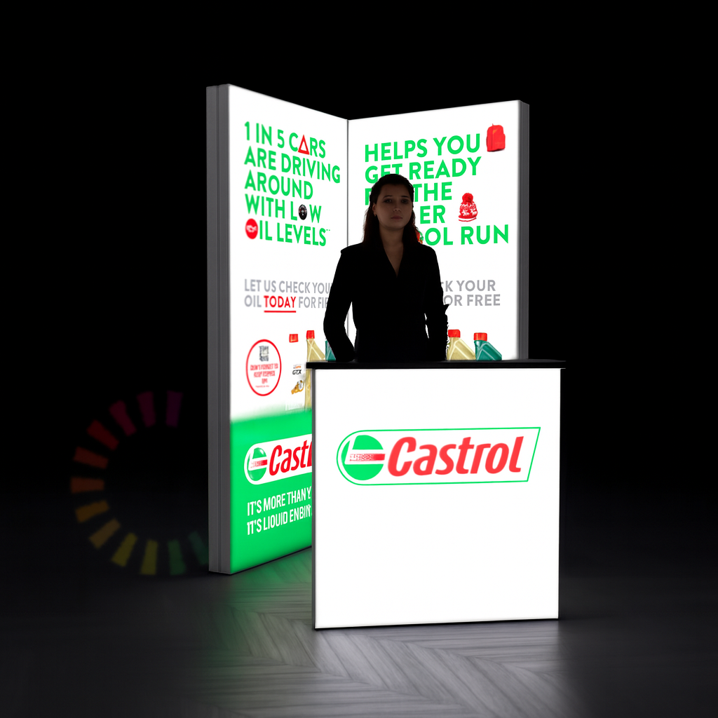 1x1 Kumaş Modüler Lightbox Backdrop Seti