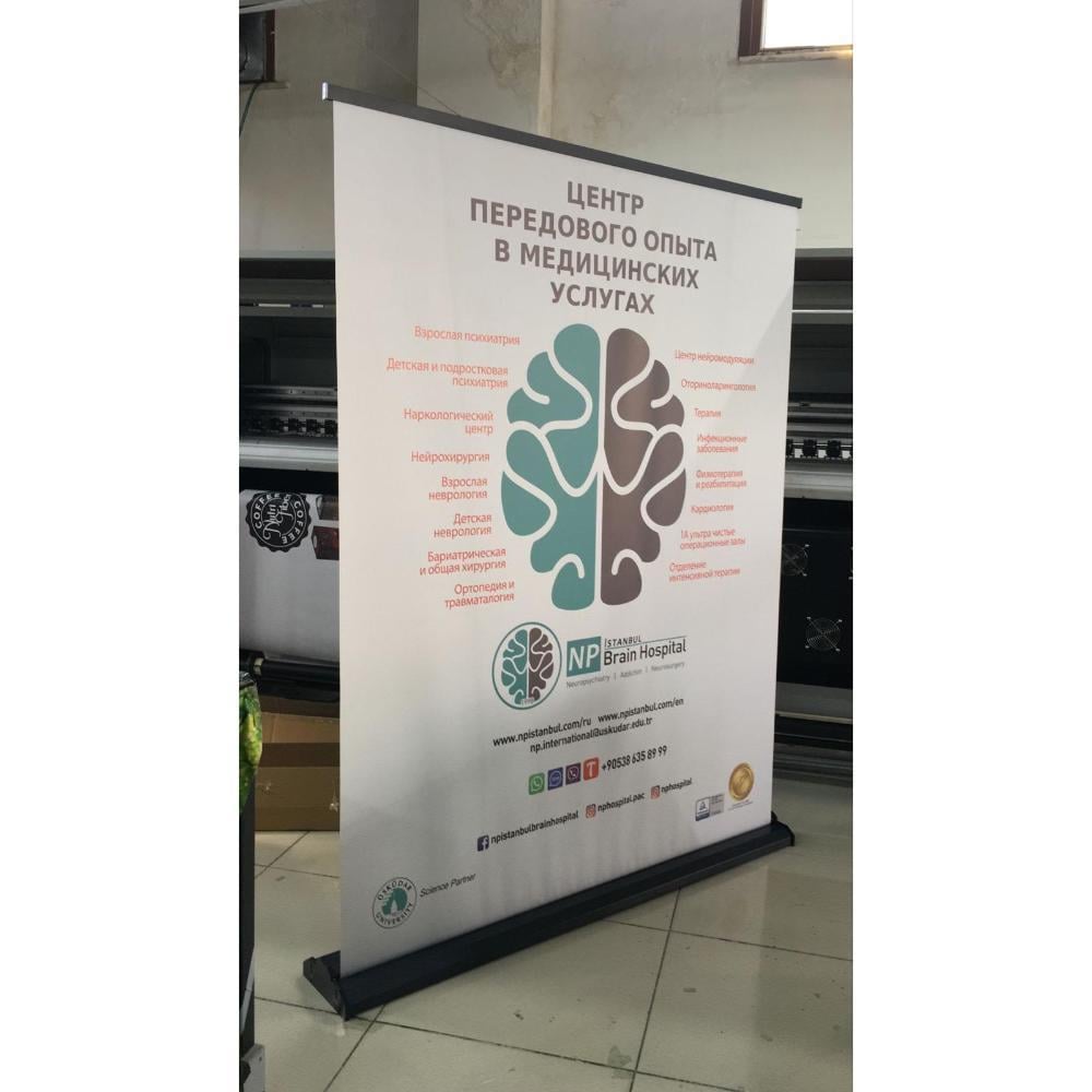 200×200 Cm Lüx Rollup Banner Pro Devrilmez