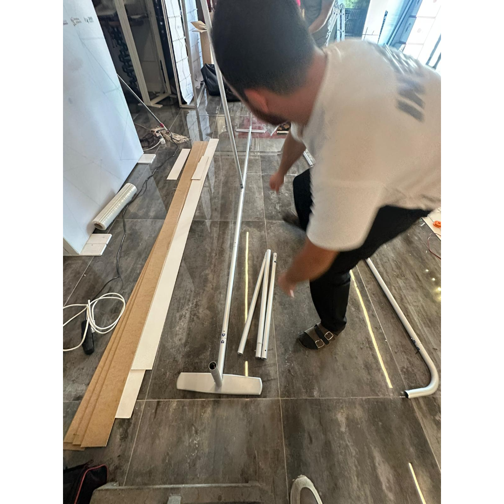 200x225 Düz Kumaş Stand