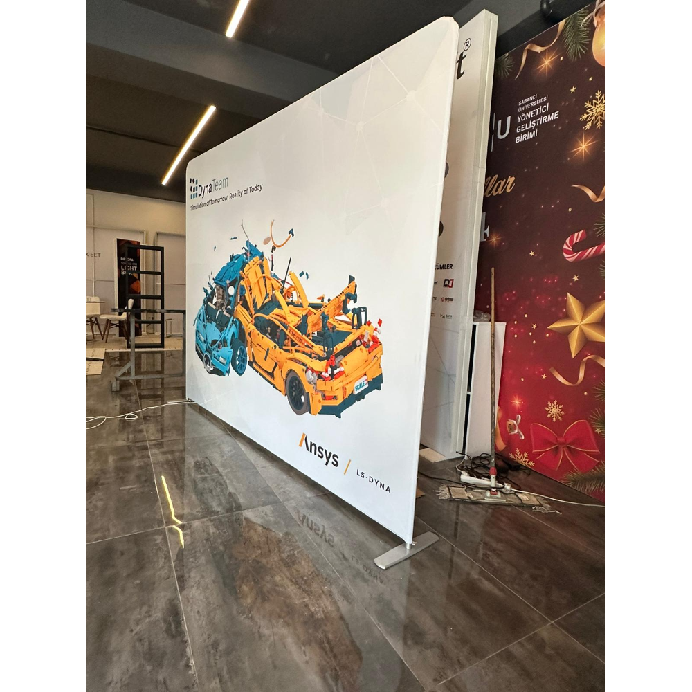 200x225 Düz Kumaş Stand