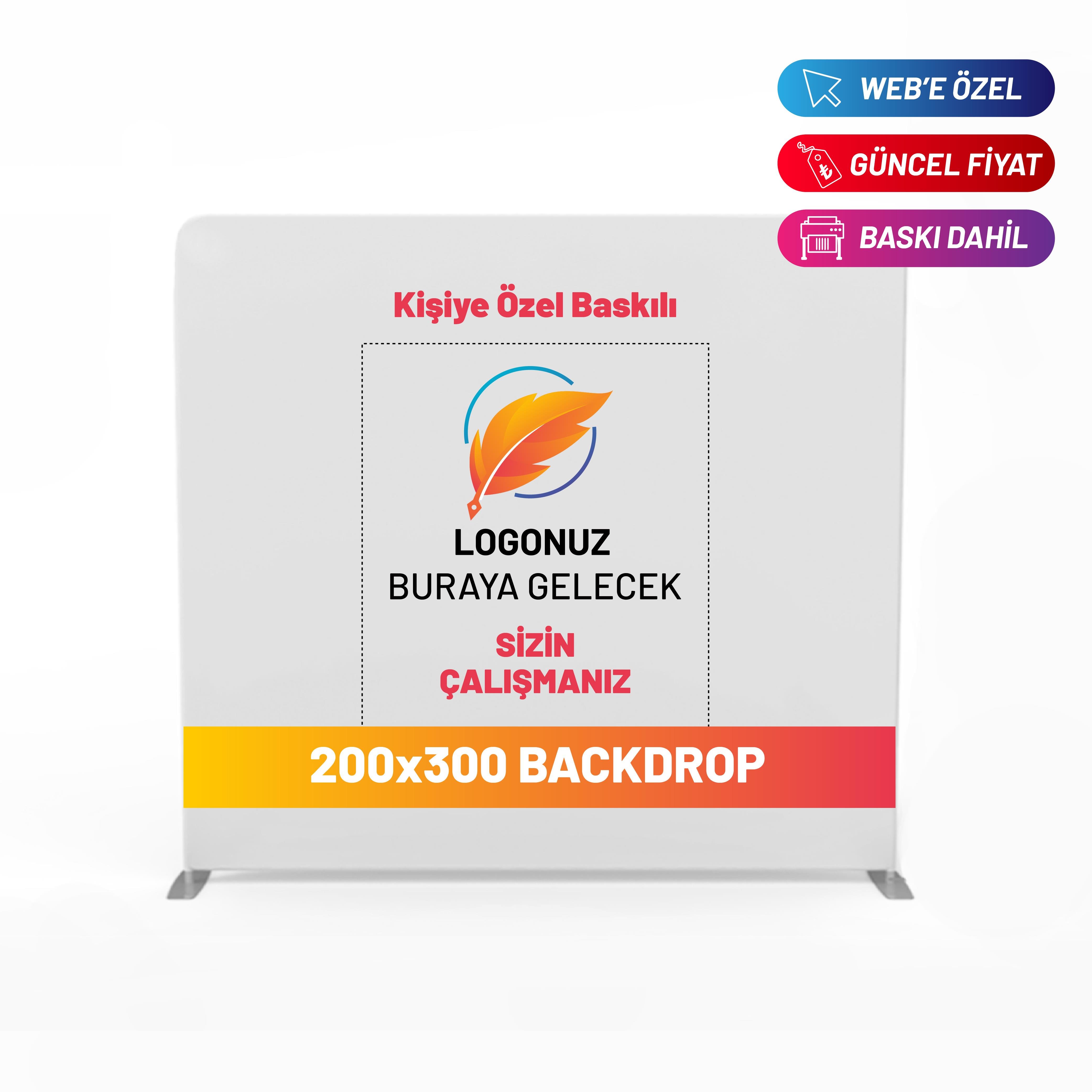 200x300 Düz Kumaş Stand