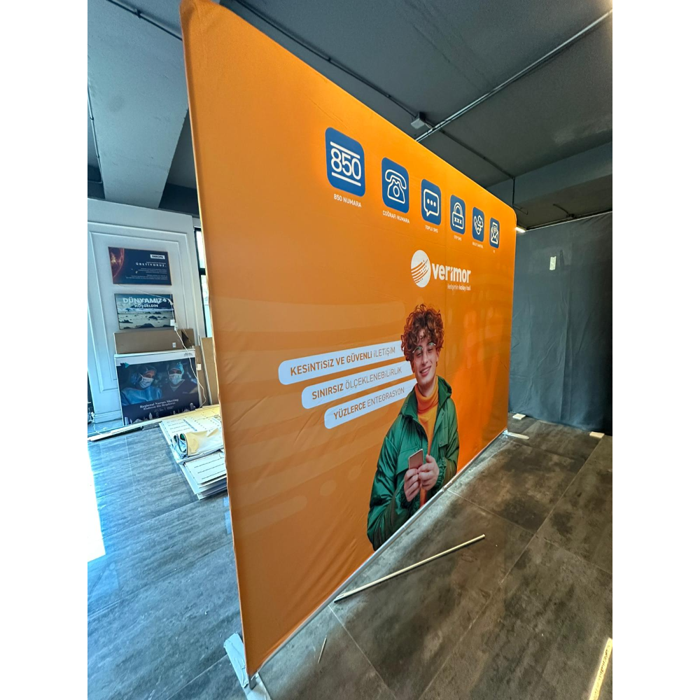 200x300 Düz Kumaş Stand