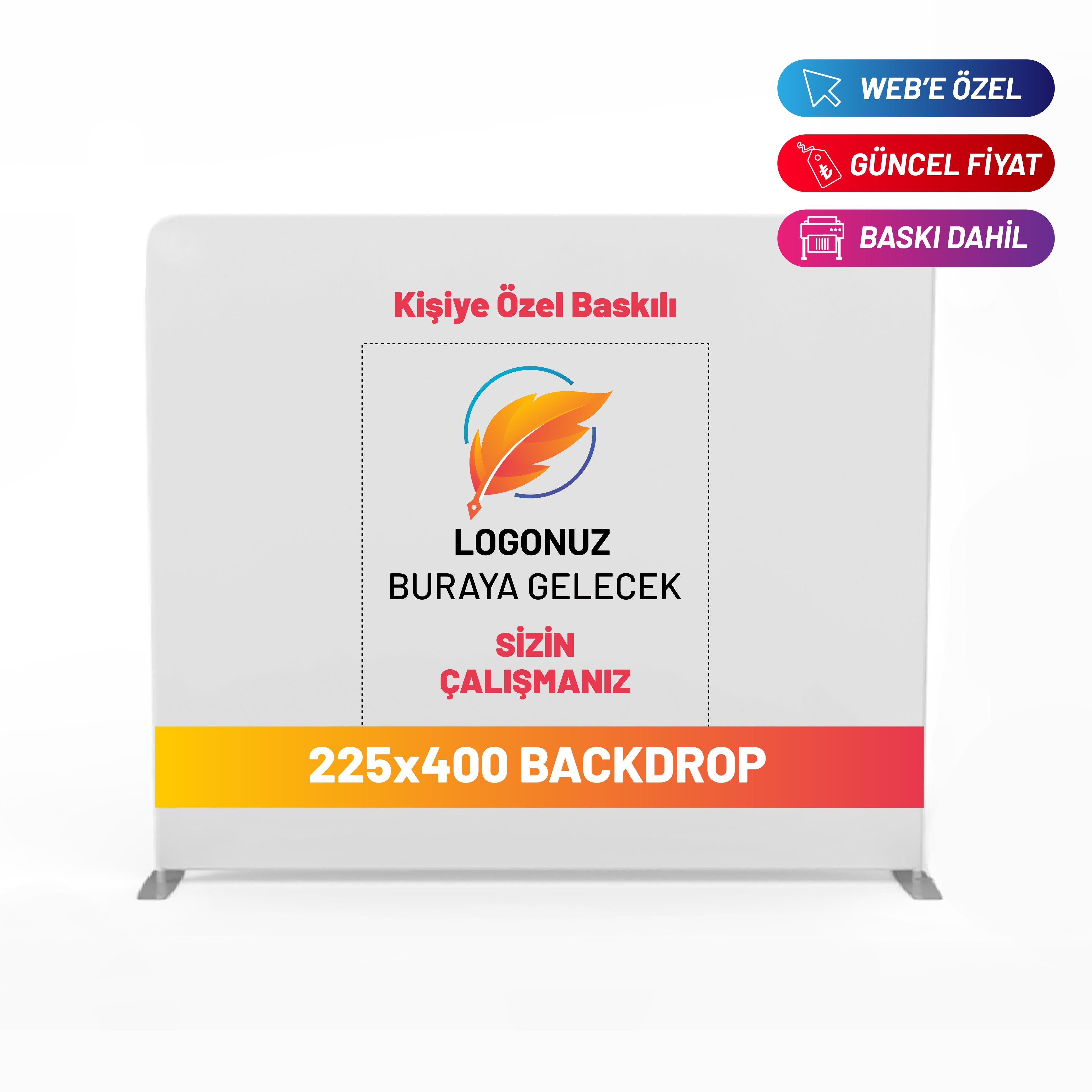 225x400 Düz Kumaş Stand