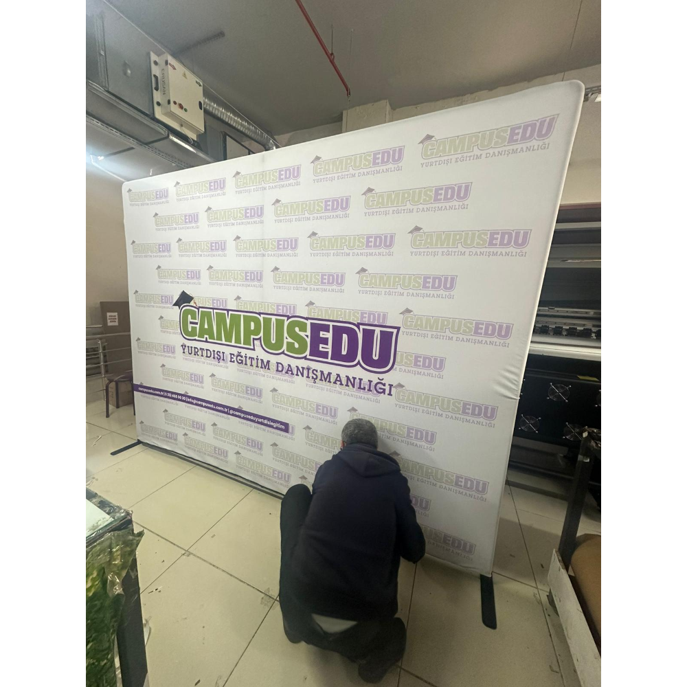 225x400 Düz Kumaş Stand