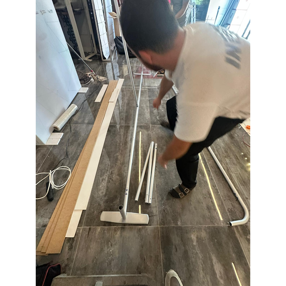 225x400 Düz Kumaş Stand