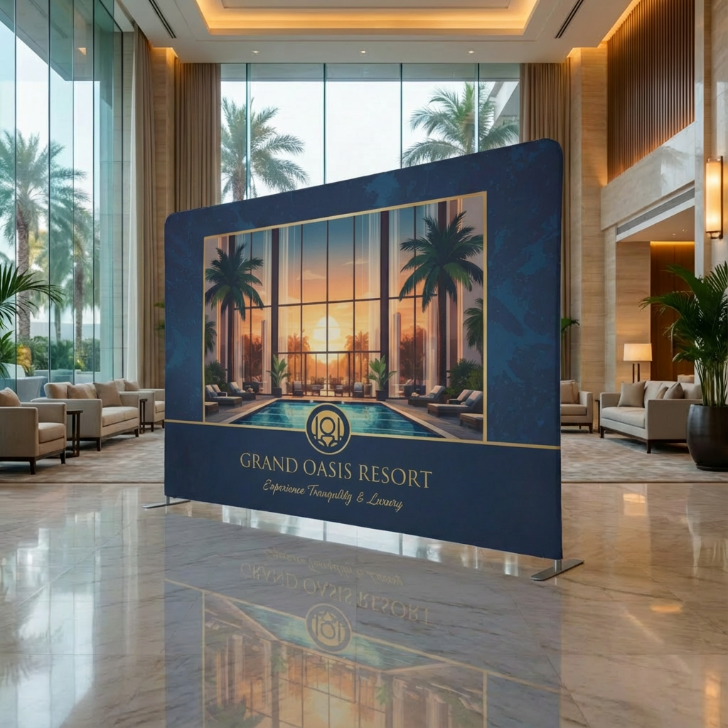 225x400 Düz Kumaş Stand